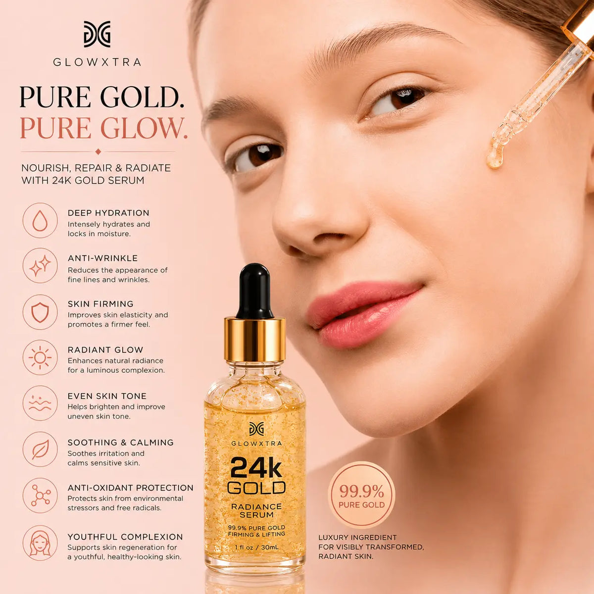 GlowXtra Microcurrent Facial Roller image 8