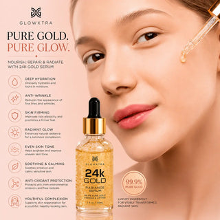 99 % pur gold serum, anti-wrinkle, lift, tone and firm. 