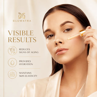 24k gold serum benefits to the aging skin