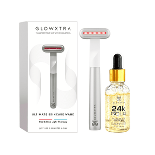 placeholder-imageGlowXtra Dual Light Skincare Wand with 24K Gold Serum