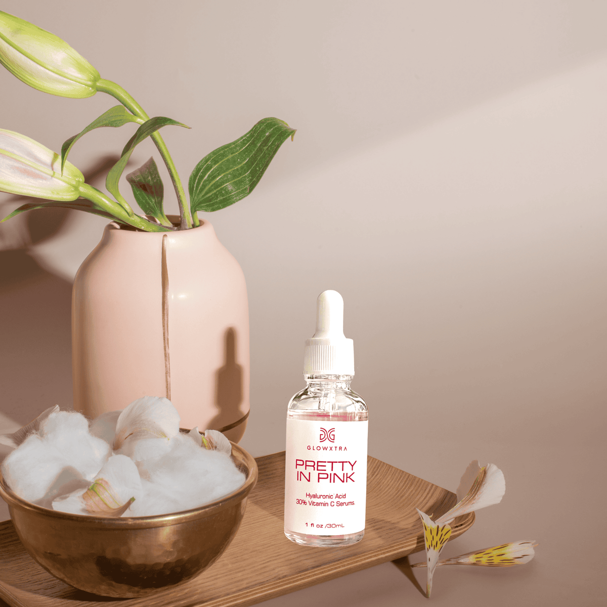 Skincare Serum with Vitamin C, Niacinamide, and Hyaluronic Acid
