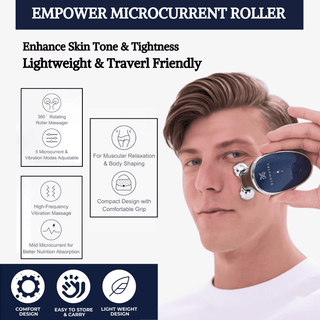 placeholder-imageGlowXtra MicroCurrent Facial Roller - Blue Color