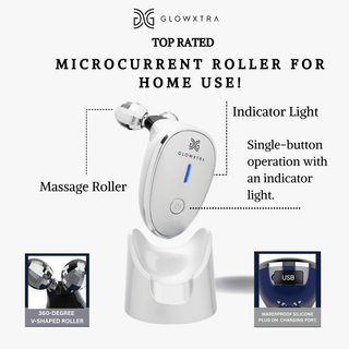 placeholder-imageSilver Microcurrent Roller with 24K Gold Serum
