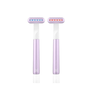 GlowXtra Dual Light Skincare Wand – LED + Microcurrent Facial Device
